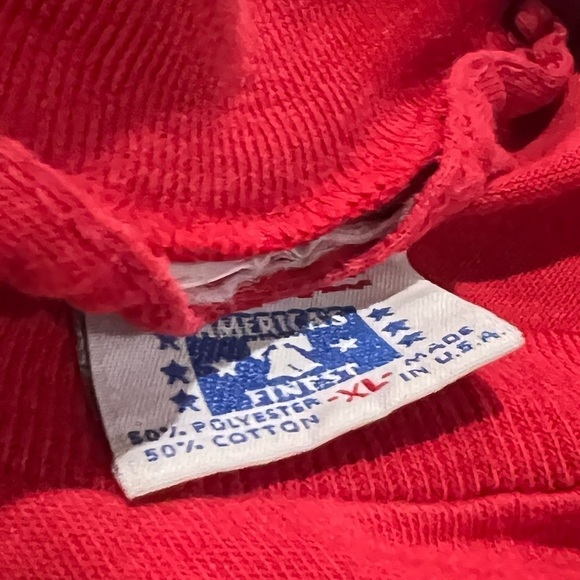 Vintage 1980s Everybody Duck Cartoon Football 80s Crewneck Tee Top Shirt - Picture 6 of 7